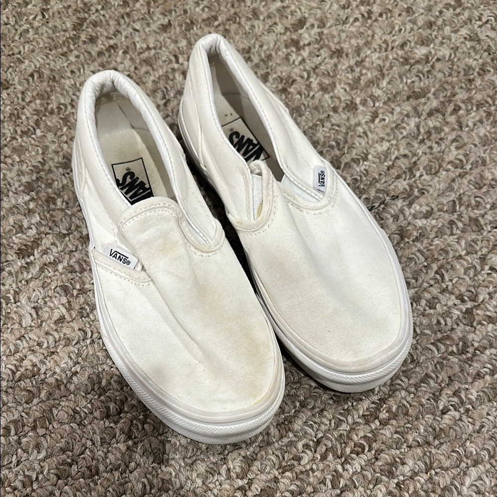 Vans Classic Off-White Slip-On Shoes